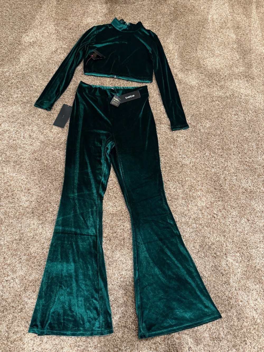 Bebe Velour Pant Set